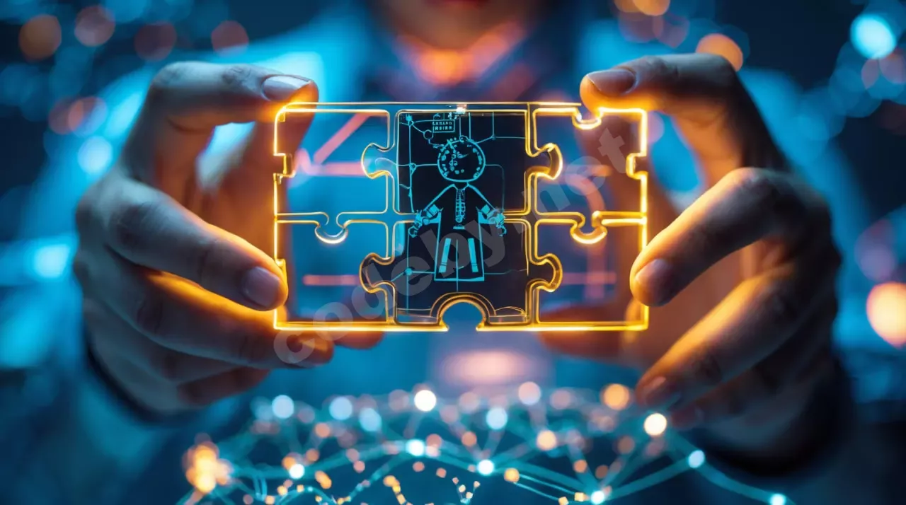 Человек в капюшоне сидит перед мониторами с зеленым кодом. Образ специалиста по кибербезопасности.