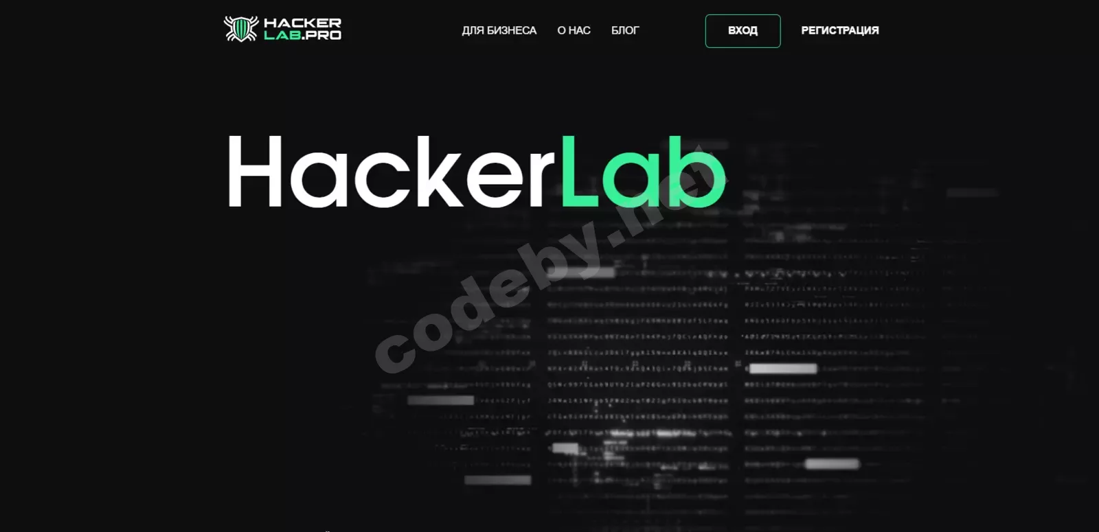 Главная страница HackerLab