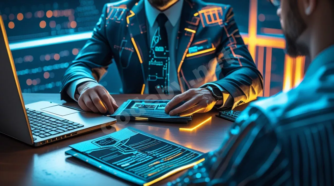 Иллюстрация, как найти первую работу в ИБ: рука вставляет ключ из кода в замок на резюме.