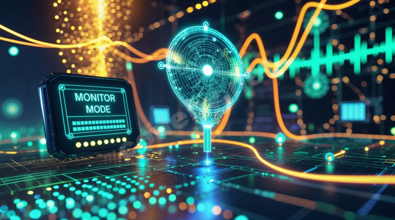 WiFi адаптер для пентеста в режиме монитора атакует беспроводную сеть Kali Linux 2025