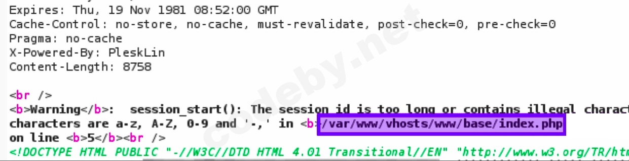 Information Disclosure через фаззинг: раскрытие локальных путей сервера