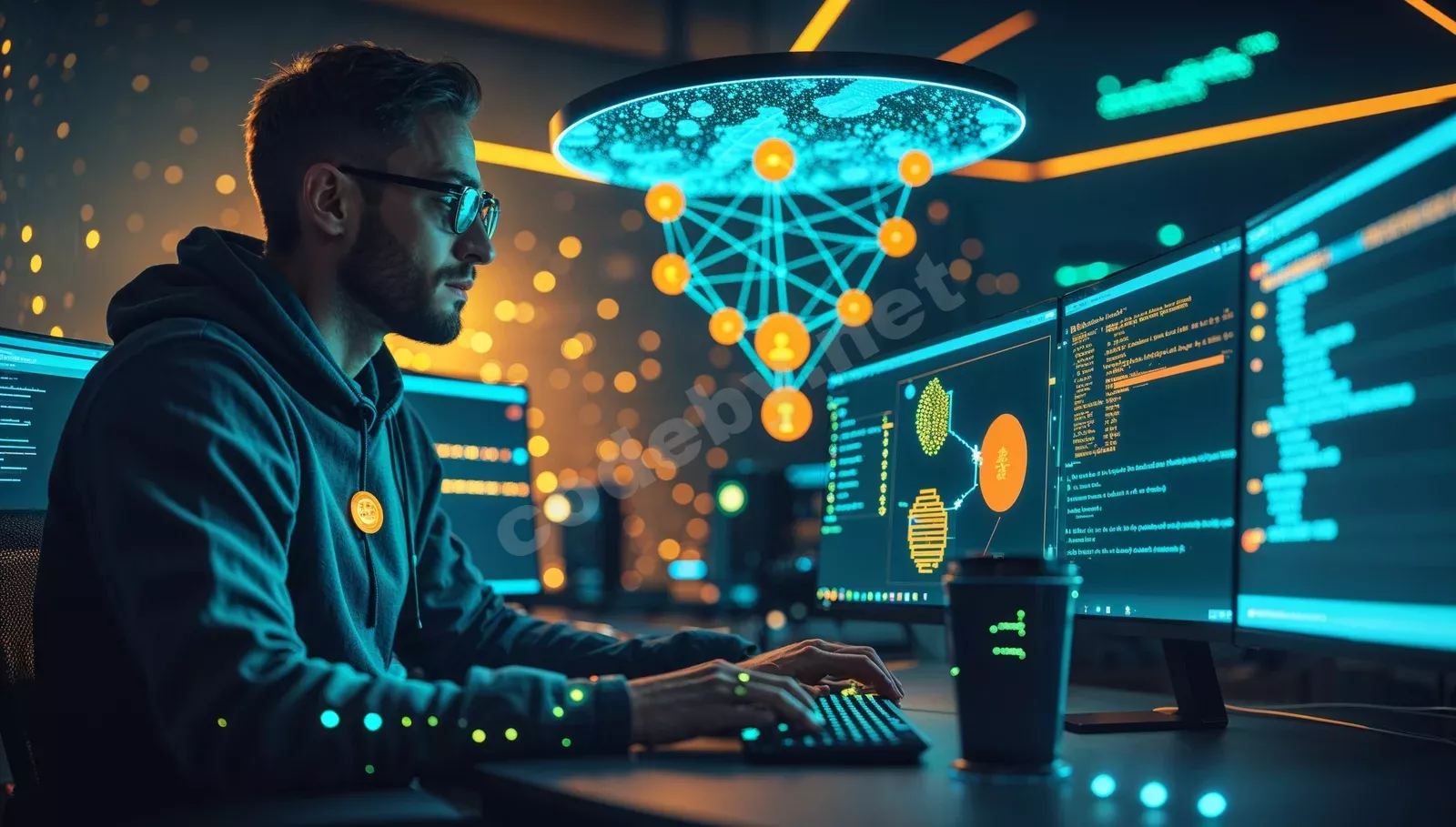 Центр кибербезопасности с визуализацией автоматизированных процессов n8n и мониторингом пентестинга