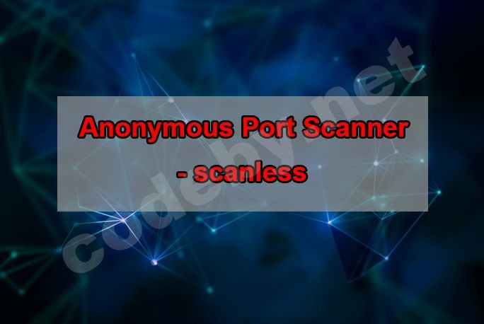 scanless-Pentesting Tool - инструмент для выполнения анонимного сканирования открытых портов н...jpg