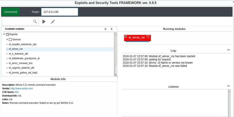 EaST Framework - фреймворк эксплойтов и инструментов безопасности