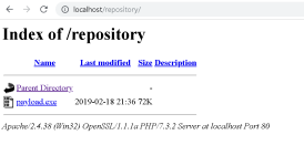 Проверка наличия payload.exe на локальном сервере